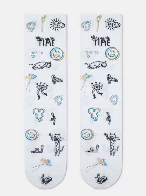 Удлиненные носки с хлопком - купить в интернет-магазине Conte