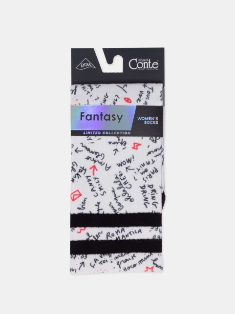 Удлиненные носки с абстрактным рисунком, модель 655 - купить в интернет-магазине Conte