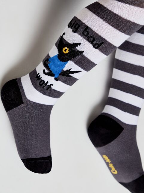 Хлопковые колготки с рисунком “Wolf” - купить в интернет-магазине Conte