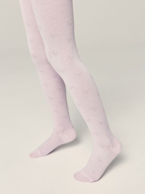 Хлопковые колготки с рисунком «фламинго» - купить в интернет-магазине Conte