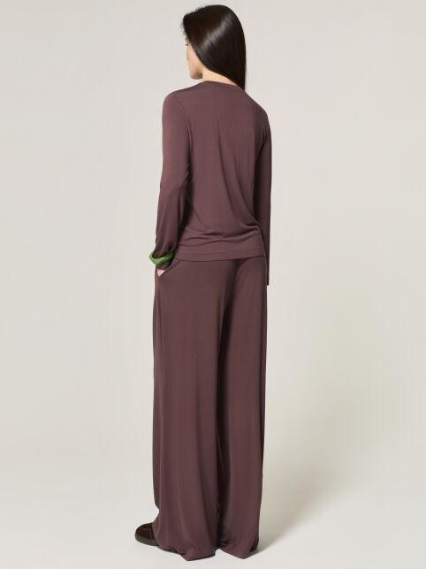 Лонгслив из вискозы с декоративными швами LD 3506 - купить в интернет-магазине Conte