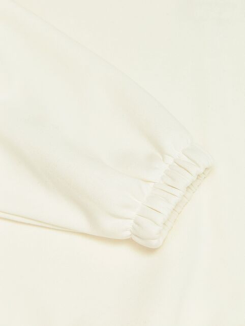 Укороченный джемпер из футера на флисе с капюшоном LD 3233 - купить в интернет-магазине Conte