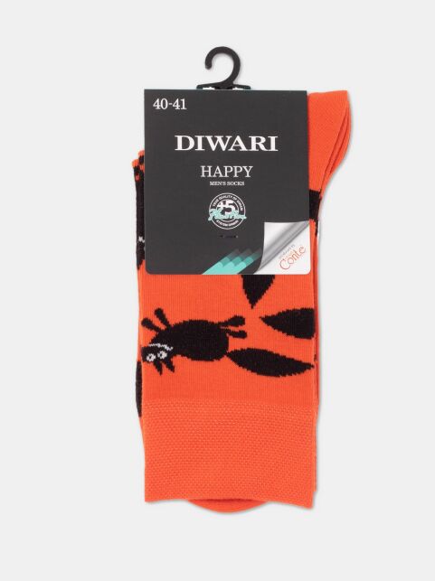 Хлопковые носки с рисунком «Fox», модель 166 - купить в интернет-магазине Conte