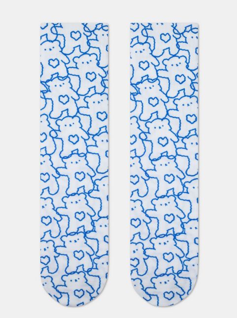 Удлиненные носки с хлопком «Lovely» - купить в интернет-магазине Conte