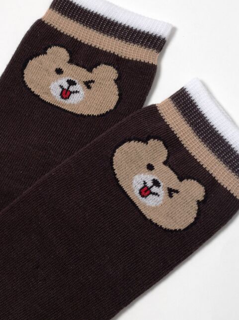Хлопковые носки с рисунком “Bear” - купить в интернет-магазине Conte
