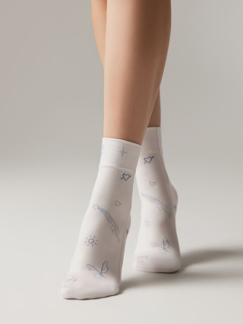 Плотные носки с рисунком «Forever» - купить в интернет-магазине Conte