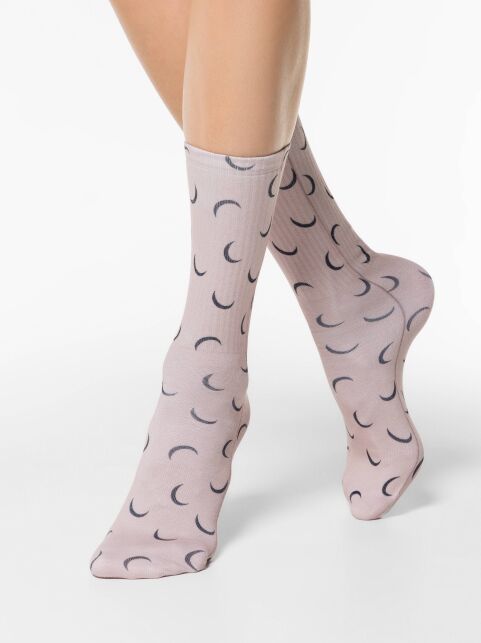 Удлиненные носки с хлопком «Moon» - купить в интернет-магазине Conte