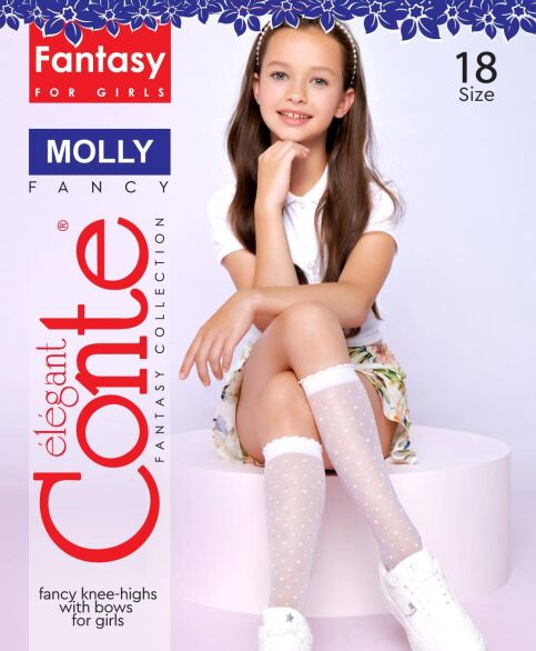 Гольфы в "сердечки" MOLLY - купить в интернет-магазине Conte