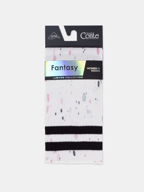 Удлиненные носки из лимитированной коллекции с рисунком «Paint marks» - купить в интернет-магазине Conte