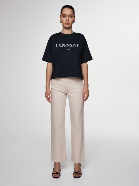 Джинсы прямого кроя с высокой посадкой CON-640 - купить в интернет-магазине Conte