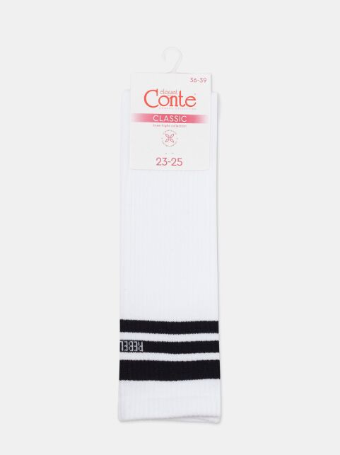 Спортивные гольфы из хлопка в рубчик - купить в интернет-магазине Conte