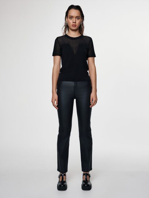 Джинсы straight «под кожу» с высокой посадкой CON-698 Джинсы straight «под кожу» с высокой посадкой CON-698 - купить в интернет-магазине Conte