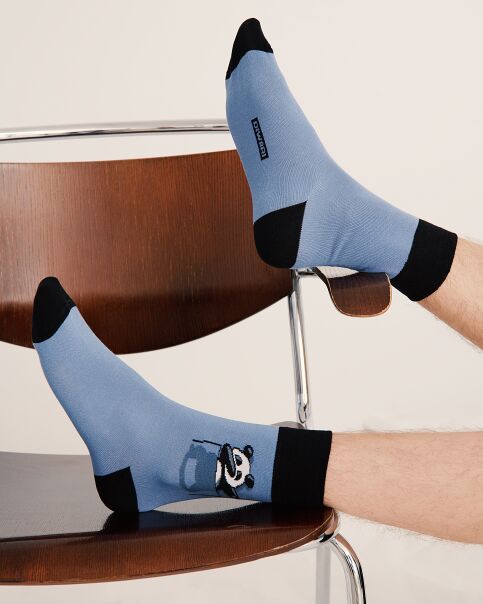 Хлопковые носки с рисунком «Mini panda» Хлопковые носки с рисунком «Mini panda» - купить в интернет-магазине Conte