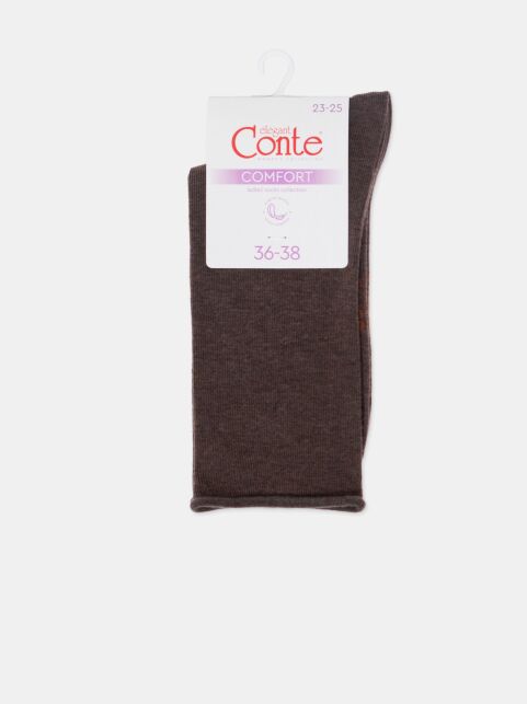Удлиненные хлопковые носки без резинки - купить в интернет-магазине Conte