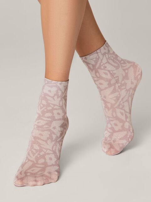 Сияющие носки с рисунком «Gardens» - купить в интернет-магазине Conte