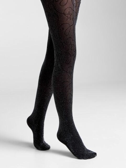 Колготки с люрексом и фантазийным рисунком SHINY - купить в интернет-магазине Conte