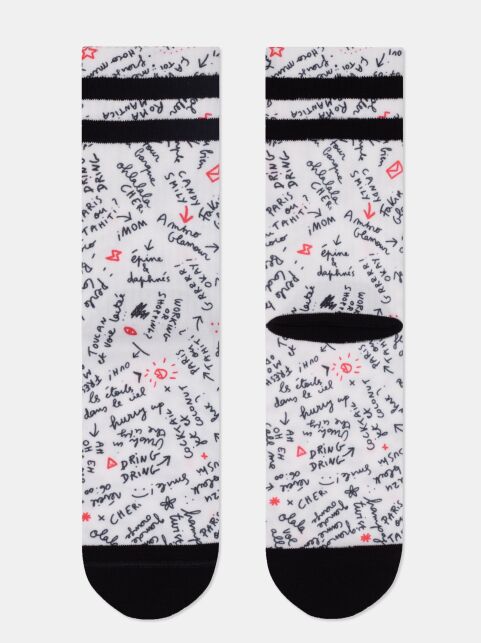 Удлиненные носки с абстрактным рисунком, модель 655 - купить в интернет-магазине Conte