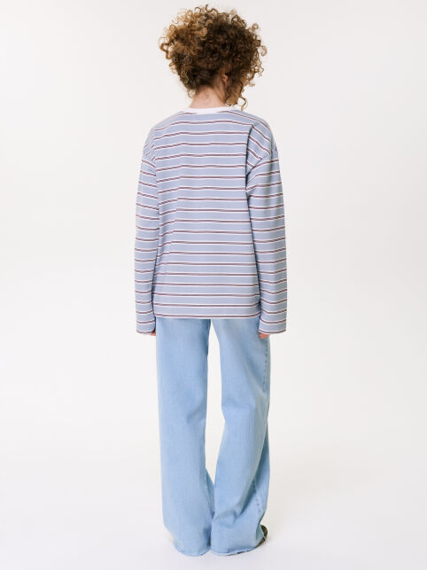 Лонгслив в полоску из интерлока LD 3591 - купить в интернет-магазине Conte