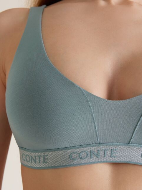 Бюстье из микромодала с декоративными линиями BODY TOUCH LBE 3192 - купить в интернет-магазине Conte