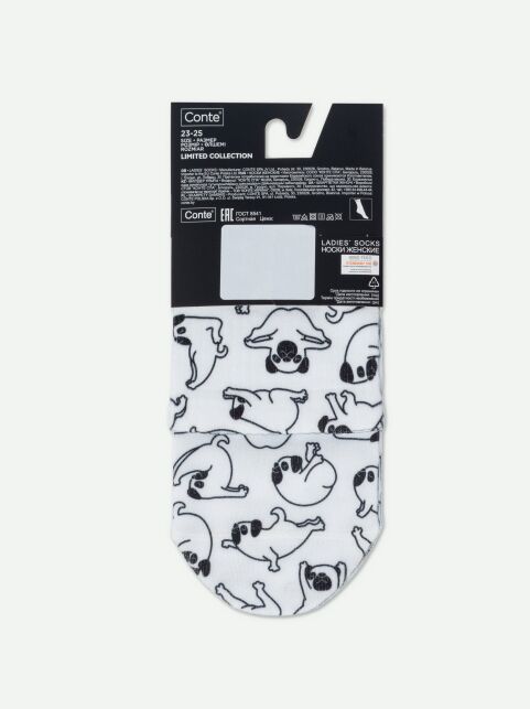 Укороченные носки с хлопком «Pug» - купить в интернет-магазине Conte