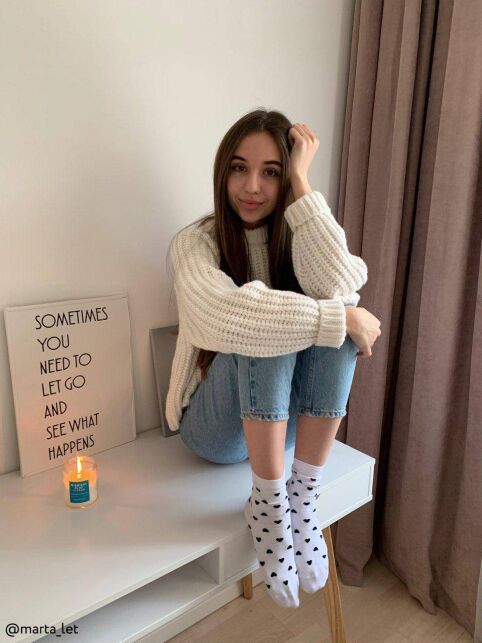 Хлопковые носки CLASSIC с рисунками "Сердечки" - купить в интернет-магазине Conte