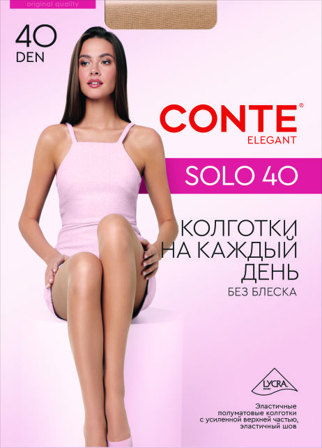 Колготки женские с шортиками Solo 40 - купить в интернет-магазине Conte