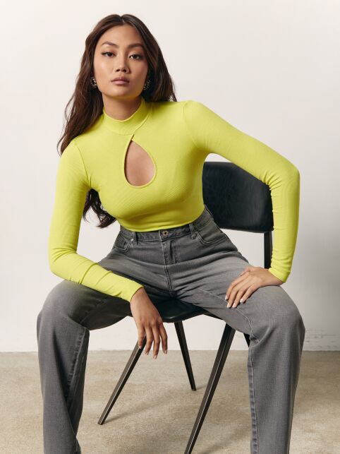 Графитовые джинсы mom с высокой посадкой CON-599 - купить в интернет-магазине Conte