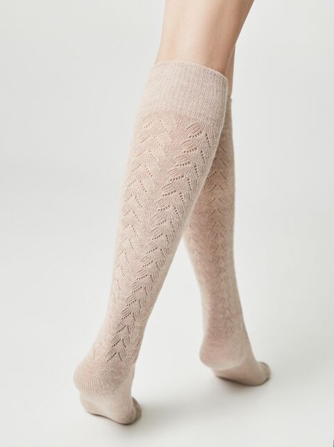 Гольфы из хлопка с ажурным рисунком - купить в интернет-магазине Conte