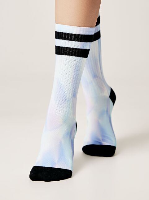 Удлиненные носки из лимитированной коллекции с рисунком «Gradient» - купить в интернет-магазине Conte