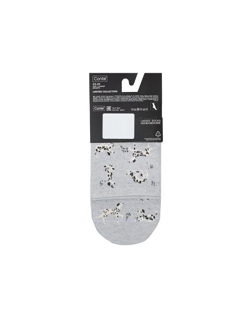 Носки со льном из лимитированной коллекции BEST FRIENDS «Далматин» - купить в интернет-магазине Conte