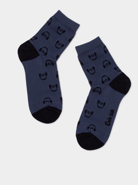 Хлопковые носки с рисунком “Music” - купить в интернет-магазине Conte