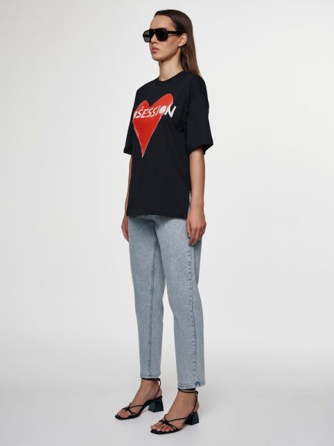 Джинсы mom fit с застежкой на пуговицы CON-617 - купить в интернет-магазине Conte