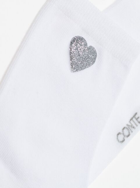 Носки из хлопка с сияющим рисунком "Heart" - купить в интернет-магазине Conte