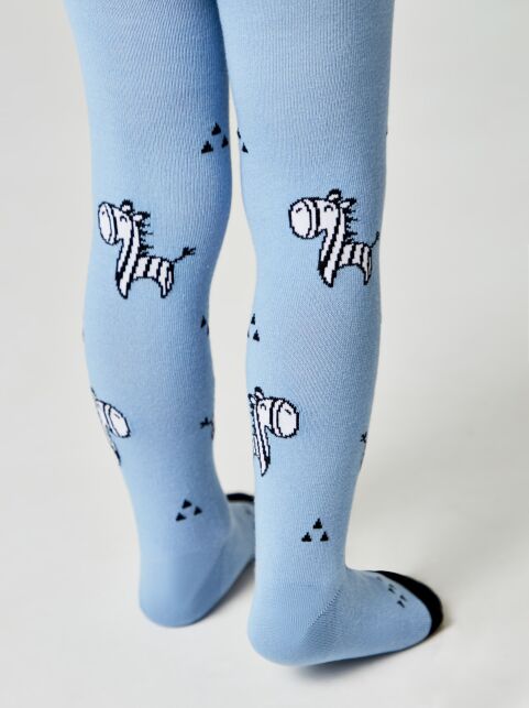 Хлопковые колготки с рисунком “Zebra” - купить в интернет-магазине Conte