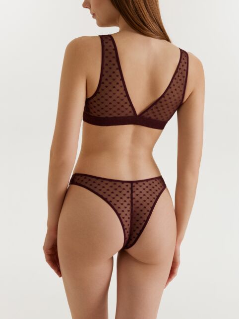 Трусы бразилиана со средней линией талии HEARTS LBR 3335 - купить в интернет-магазине Conte