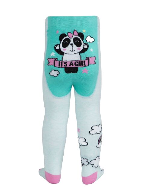Колготки детские TIP-TOP (веселые ножки) бледно-бирюзовый - купить в интернет-магазине Conte