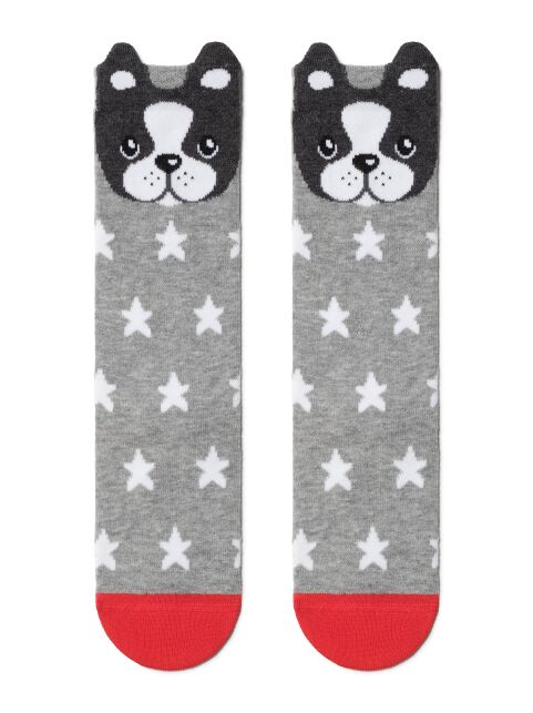 Хлопковые гольфы TIP-TOP с забавными мордашками, модель 042 - купить в интернет-магазине Conte