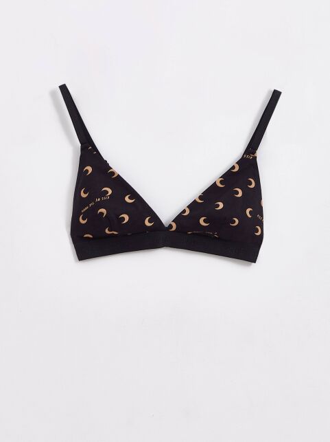 Бюстье с треугольными чашками из хлопка с рисунком TATTOO MOON LBE 1756 - купить в интернет-магазине Conte