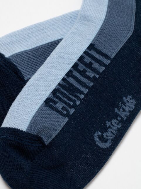 Короткие спортивные носки ACTIVE lycra® цвета джинс, модель 579 - купить в интернет-магазине Conte