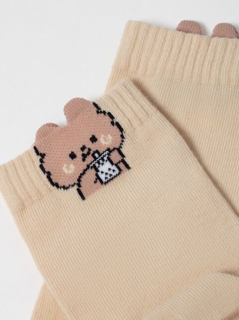 Носки из хлопка с декоративным 3D-пикотом “Bear” - купить в интернет-магазине Conte