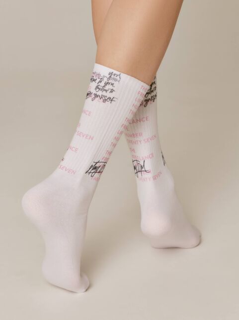 Удлиненные носки из лимитированной коллекции с рисунками "Freelance" - купить в интернет-магазине Conte