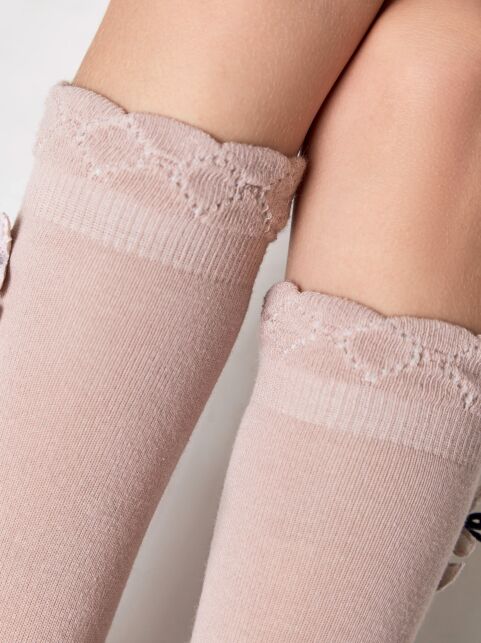 Удлиненные носки из хлопка с декоративной игрушкой «Вear» - купить в интернет-магазине Conte