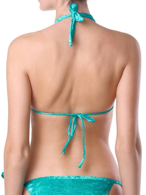 Лиф-халтер женский с мягкими треугольными чашками ROXY VELVET бирюзовый - купить в интернет-магазине Conte