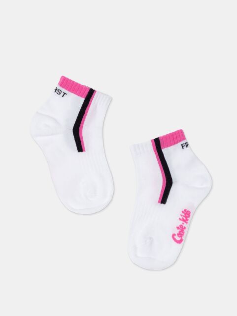 Короткие белые спортивные носки ACTIVE lycra®, модель 954 - купить в интернет-магазине Conte