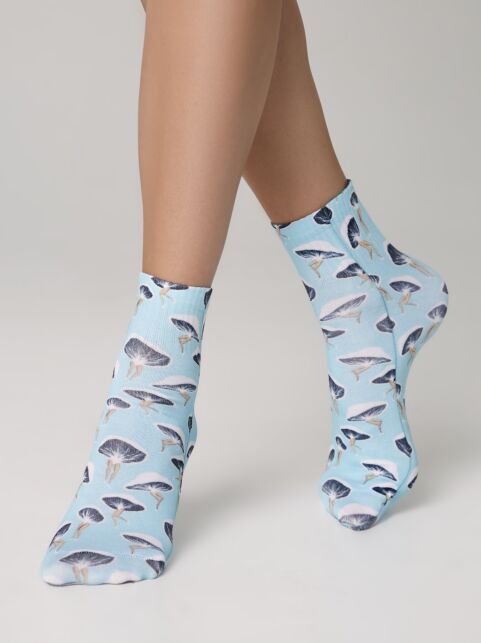 Укороченные носки с хлопком «Mushrooms» - купить в интернет-магазине Conte