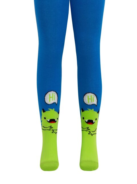 Колготки из хлопка с рисунком монстриков «Hi» - купить в интернет-магазине Conte