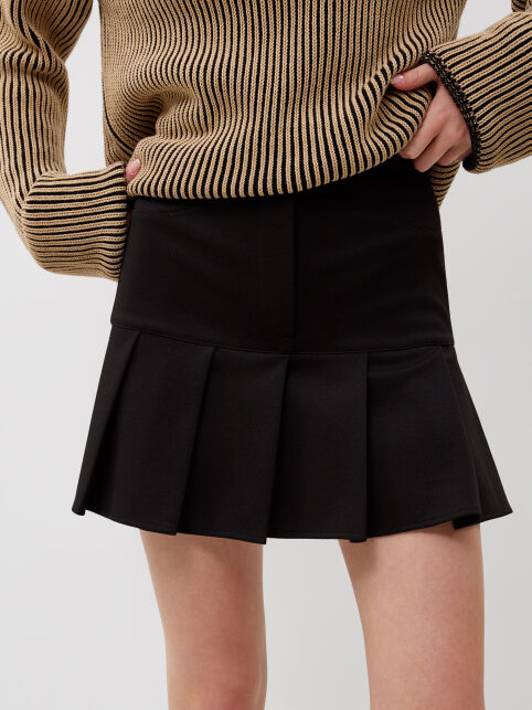 Юбка-mini из трикотажного полотна со складками LU 3221 - купить в интернет-магазине Conte