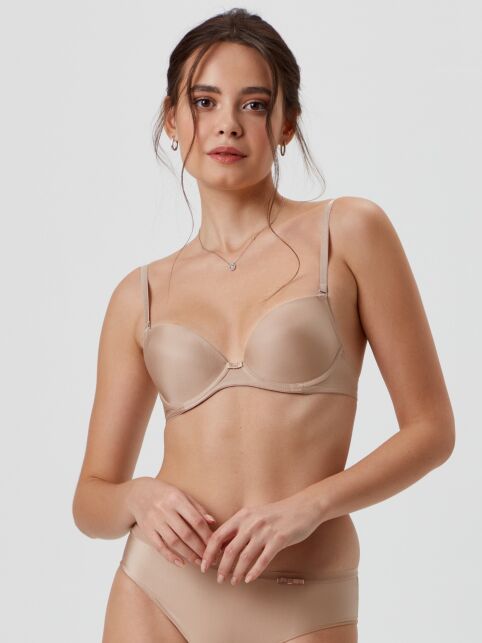 Бюстгальтер женский со съемными бретелями DAY BY DAY RB 1003 телесный - купить в интернет-магазине Conte