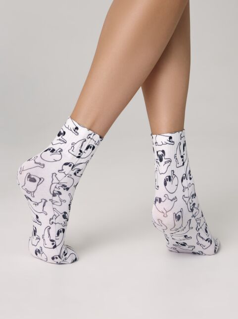 Укороченные носки с хлопком «Pug» - купить в интернет-магазине Conte