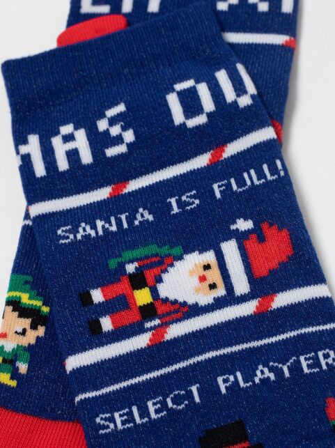 Новогодние детские носки с рисунком «Christmas game» - купить в интернет-магазине Conte